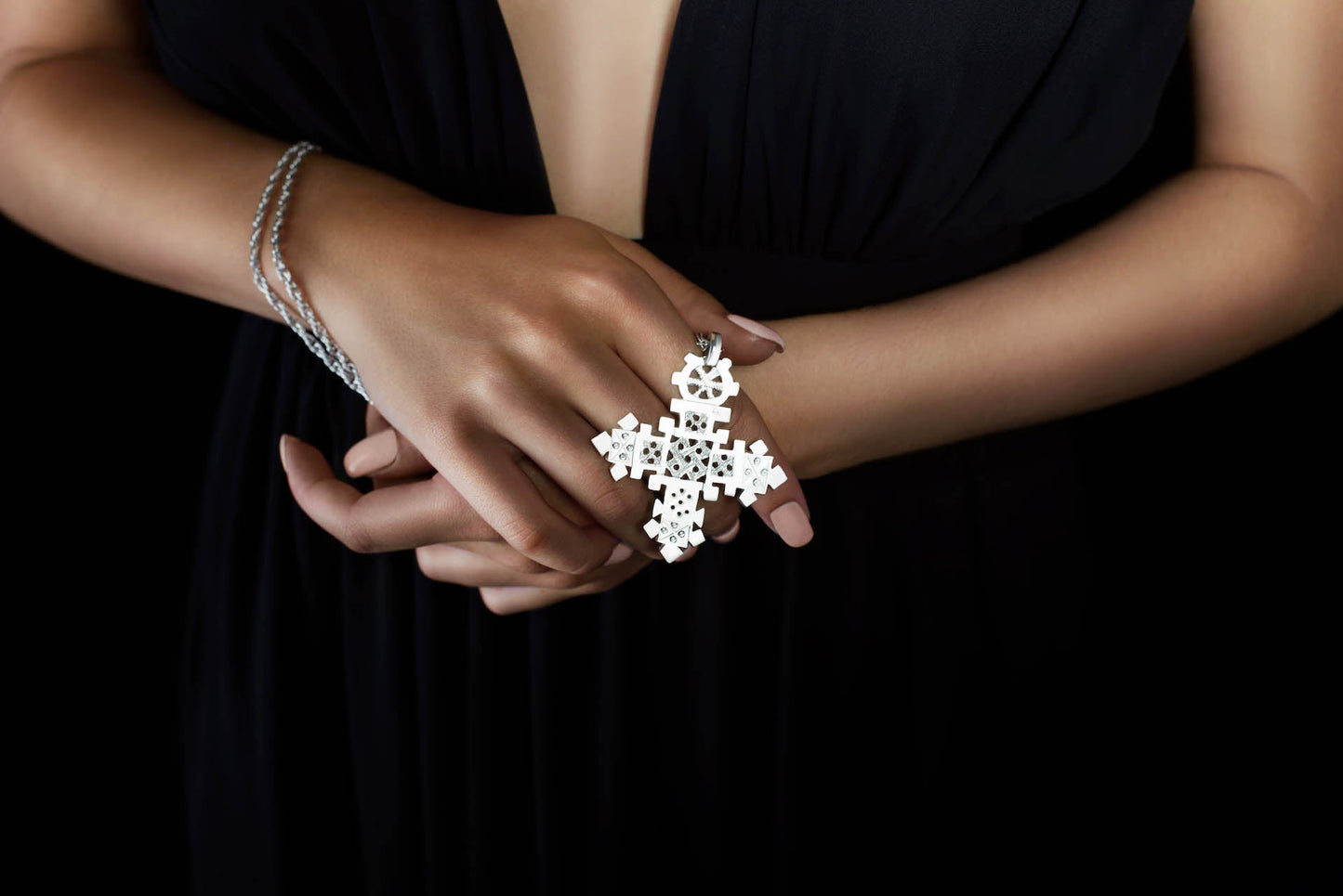 Crystal Sterling Silver